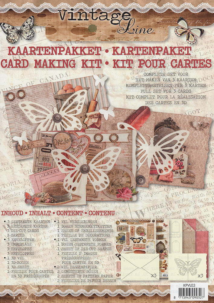 Card making kit - Vintage Line